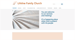 Desktop Screenshot of lifelinefamilychurch.com